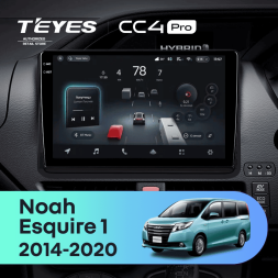 Штатная магнитола Teyes CC4 Pro 8/128 Toyota Noah R80 (2014-2020) F2 Правый руль