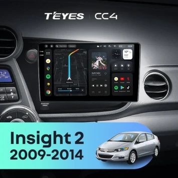 Штатная магнитола Teyes CC4 6/64 Honda Insight 2 LHD (2009-2014)