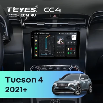 Штатная магнитола Teyes CC4 6/64 Hyundai Tucson 4 (2021-2025) (кондиционер)