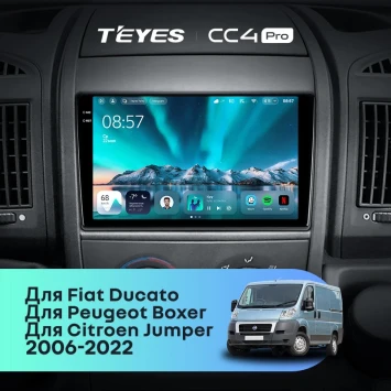 Штатная магнитола Teyes CC4 Pro 12/256 Fiat Ducato 3 (2006-2022)