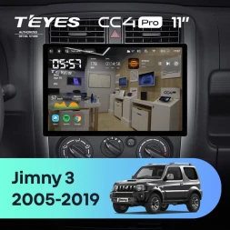 Штатная магнитола Teyes CC4 Pro 12/256 Suzuki Jimny 3 (2005-2019) (11")