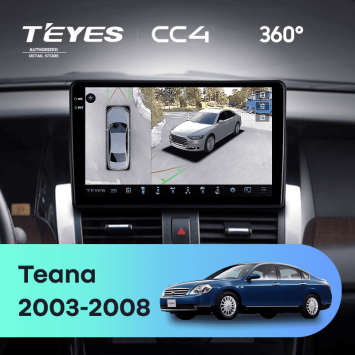 Штатная магнитола Teyes CC4 360 8/128 Nissan Teana J31 (2003-2008) F1