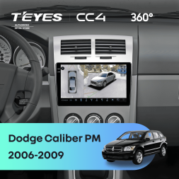 Штатная магнитола Teyes CC4 360 8/128 Dodge Caliber PM (2006-2009)