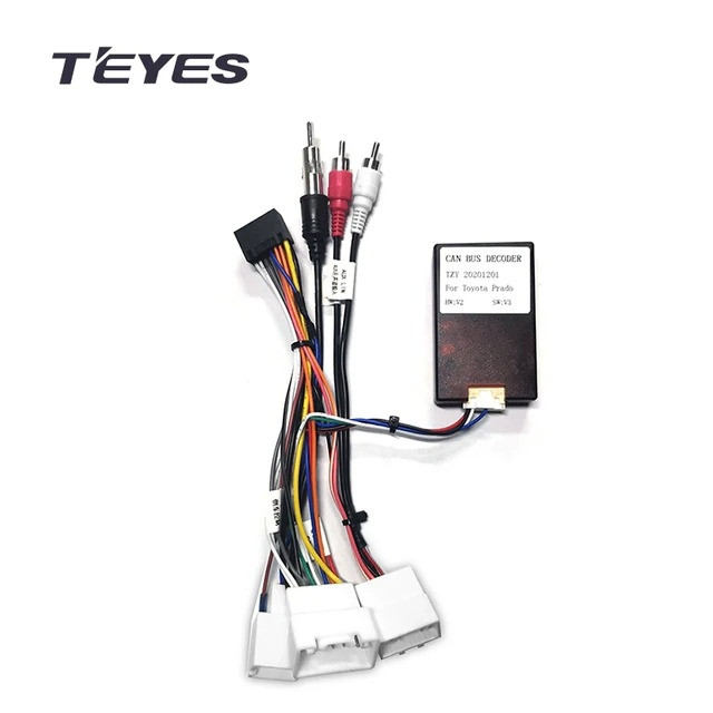 Проводка питания TEYES для Toyota Camry 6 XV 40 50 (2006-2011) + Canbus для подключения Android ГУ