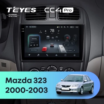 Штатная магнитола Teyes CC4 Pro 8/128 Mazda 323 BJ (2000-2003)