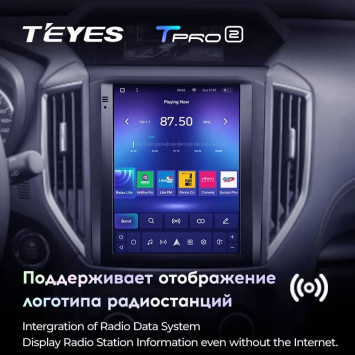 Штатная магнитола Tesla style Teyes TPRO 2 3/32 Subaru Forester 5 SK S14 (2018-2021)