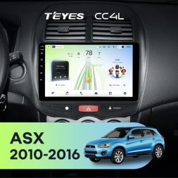Штатная магнитола Teyes CC4L 6/64 с DTS Mitsubishi ASX 1 (2010-2016) F1 Тип-A