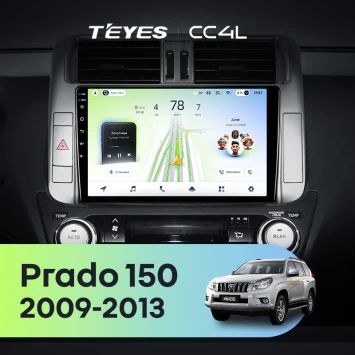 Штатная магнитола Teyes CC4L 6/64 с DTS Toyota Land Cruiser Prado 150 (2009-2013) F1 Тип-C