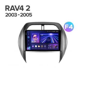 Штатная магнитола Teyes CC3 2K 6/128 Toyota RAV4 2 CA20 CA20W XA20 (2003-2005) F4
