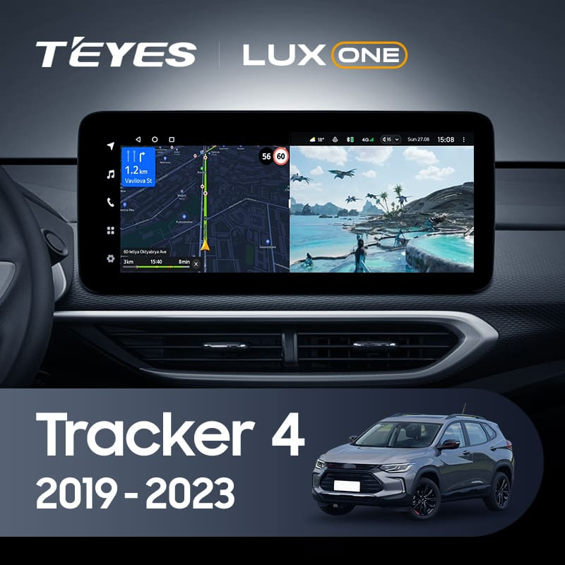 Штатная магнитола Teyes LUX ONE 4/64 Chevrolet Tracker 4 (2019-2023) Тип-B