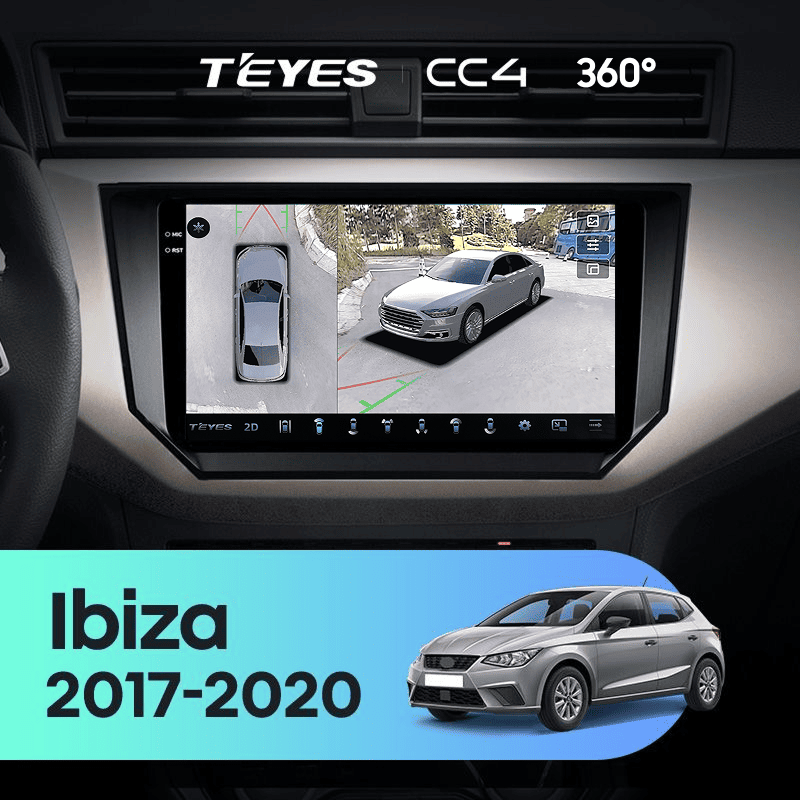 Штатная магнитола Teyes CC4 360 6/64 Seat Ibiza (2017-2020)