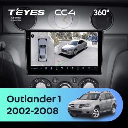 Штатная магнитола Teyes CC4 360 8/128 Mitsubishi Outlander 1 (2002-2008) F2