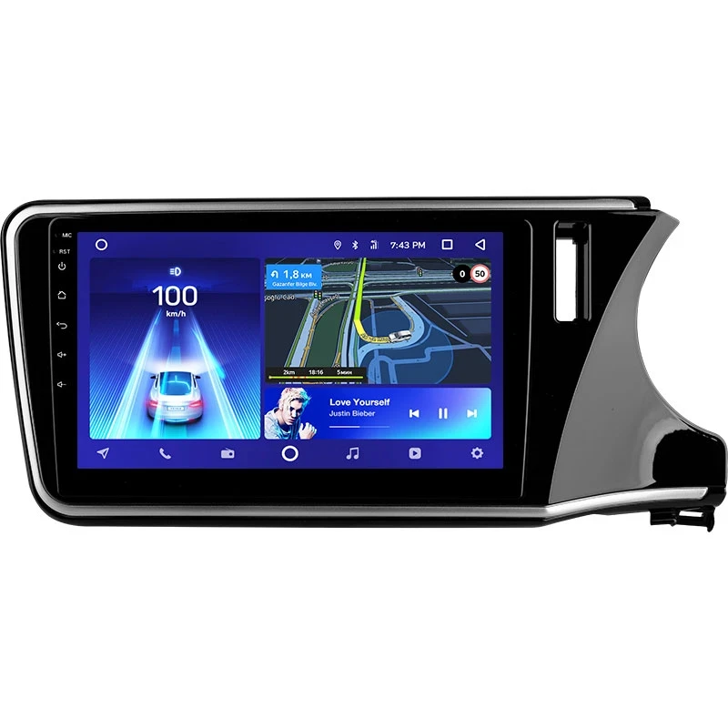 Переходная рамка Honda City / Grace 1 (2014-2017) Правый руль Тип-A (10")