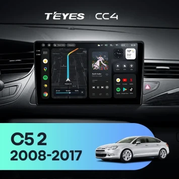 Штатная магнитола Teyes CC4 6/64 Citroen C5 2 (2008-2017) F1