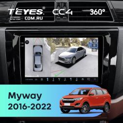 Штатная магнитола Teyes CC4 360 6/64 Lifan Myway (2016-2022)