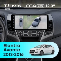 Штатная магнитола Teyes CC4 12.3" 360 6/64 Hyundai Avante (2013-2016) F2
