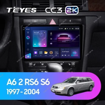 Штатная магнитола Teyes CC3 2K 4/64 Audi S6 2 (1999-2004)