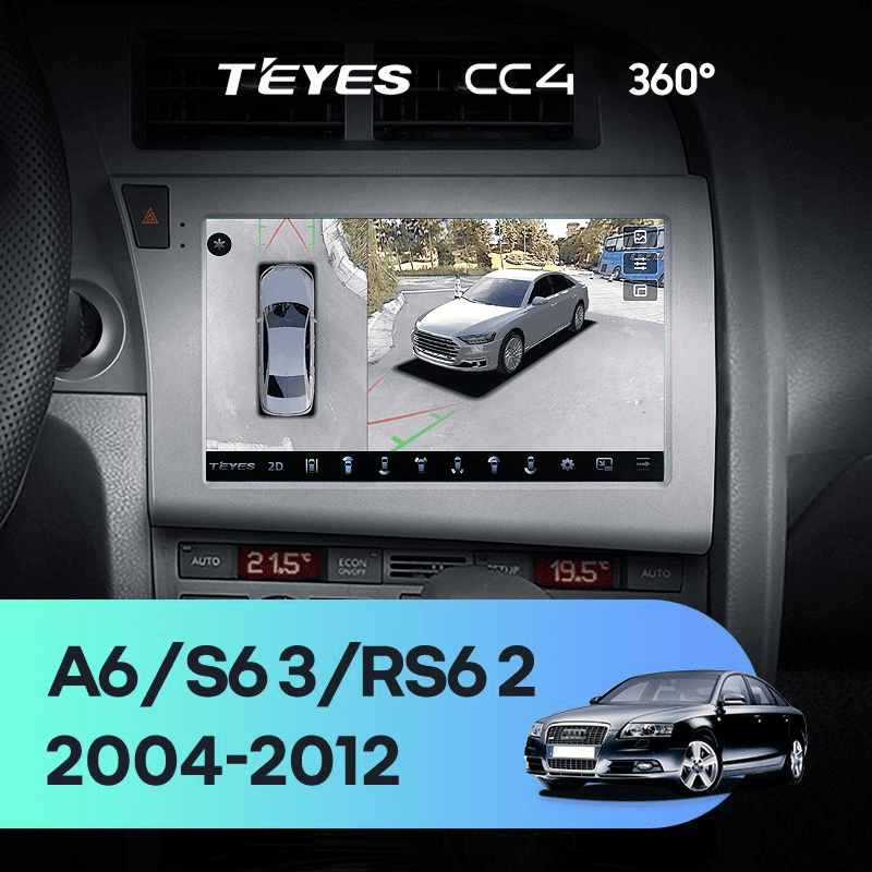 Штатная магнитола Teyes CC4 360 6/64 Audi S6 3 (2006-2011)
