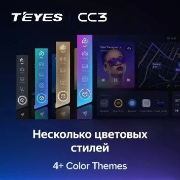 Штатная магнитола Teyes CC3L 4/64 Toyota Prius Plus V Alpha (2012-2017) Правый руль