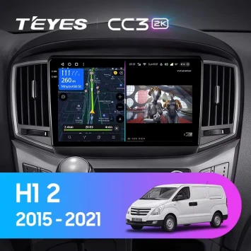 Штатная магнитола Teyes CC3 2K 6/128 Hyundai H1 2 (2015-2021) F2