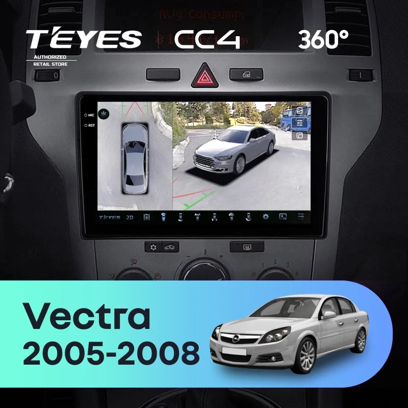 Штатная магнитола Teyes CC4 360 6/64 Opel Vectra (2005-2008) F2