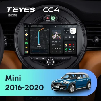 Штатная магнитола Teyes CC4 8/128 Mini Countryman (F60) (2016-2020)