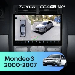 Штатная магнитола Teyes CC4 Pro 360 12/256 Ford Mondeo 3 (2000-2007) F2 (11")