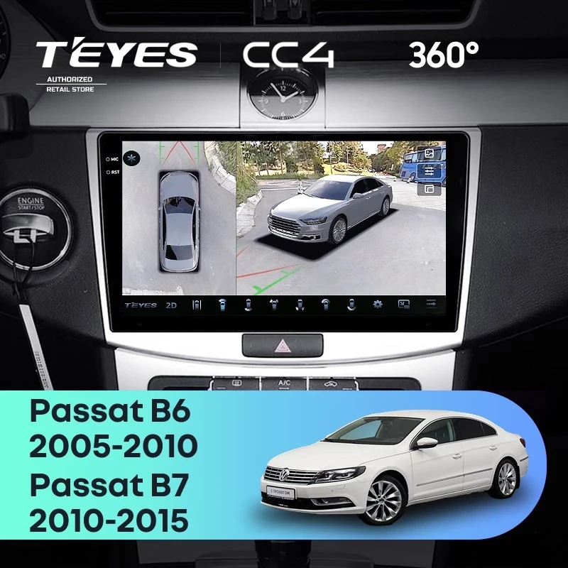 Штатная магнитола Teyes CC4 360 6/64 Volkswagen Passat B7 (2010-2015)