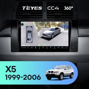 Штатная магнитола Teyes CC4 360 8/128 BMW X5 E39 E53 (1999-2006)