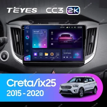 Штатная магнитола Teyes CC3 2K 360 6/128 Hyundai Creta (2015-2020)