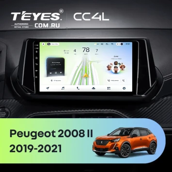 Штатная магнитола Teyes CC4L 4/64 Peugeot 2008 2 (2019-2021) (0din)