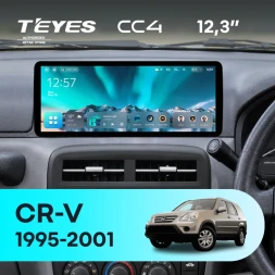 Штатная магнитола Teyes CC4 12.3" 8/128 Honda CR-V (1995-2001) Правый руль