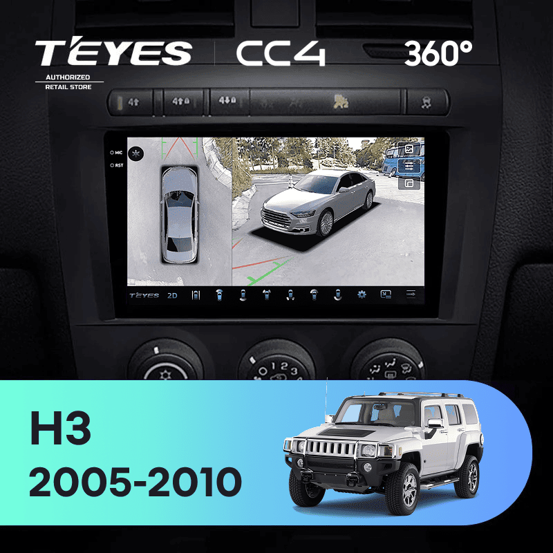 Штатная магнитола Teyes CC4 360 6/64 Hummer H3 1 (2005-2010)