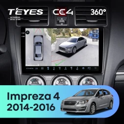 Штатная магнитола Teyes CC4 360 6/64 Subaru Impreza 4 (2014-2016)