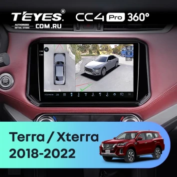 Штатная магнитола Teyes CC4 Pro 360 12/256 Nissan X-Terra (2018-2022)
