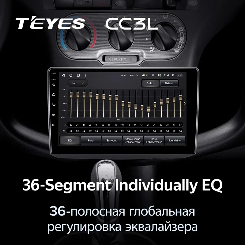 Штатная магнитола Teyes CC3L 4/64 Toyota Yaris (1999-2005) F1