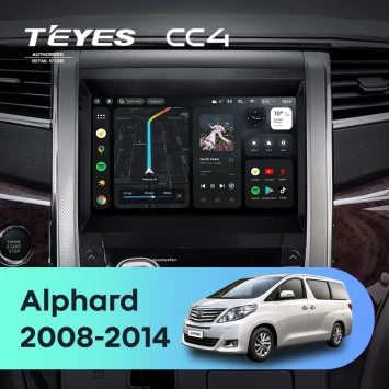 Штатная магнитола Teyes CC4 6/64 Toyota Alphard H20 (2008-2014)