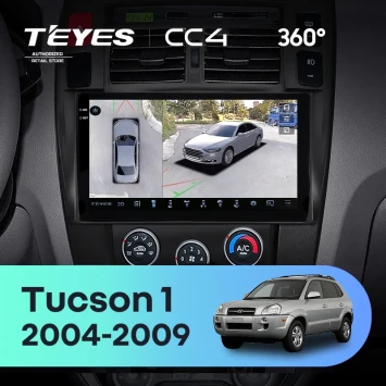 Штатная магнитола Teyes CC4 360 6/64 Hyundai Tucson 1 (2004-2009) F2