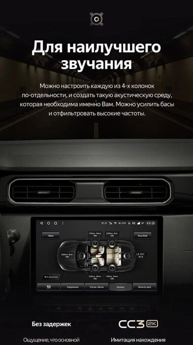 Штатная магнитола Teyes CC3 2K 4/64 Renault Duster HM 2 (2020-2023) F1 (11")