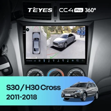 Штатная магнитола Teyes CC4 Pro 360 12/256 Dongfeng S30 H30 Cross (2011-2018)