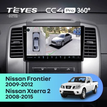 Штатная магнитола Teyes CC4 Pro 360 12/256 Nissan Xterra 2 N50 (2008-2015)