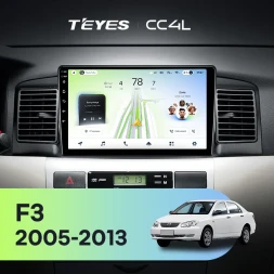 Штатная магнитола Teyes CC4L 6/64 с DTS BYD F3 (2005-2013)
