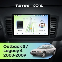 Штатная магнитола Teyes CC4L 6/64 с DTS Subaru Outback 3 (2003-2009)