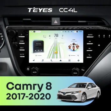Штатная магнитола Teyes CC4L 6/64 с DTS Toyota Camry 8 XV 70 (2017-2020) F2
