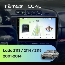 Штатная магнитола Teyes CC4L 6/64 с DTS Lada 2115 (2001-2014) F1