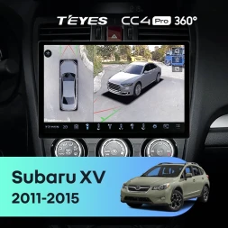 Штатная магнитола Teyes CC4 Pro 360 8/128 Subaru XV (2011-2015) Тип-B (11")