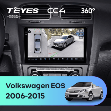 Штатная магнитола Teyes CC4 360 6/64 Volkswagen EOS (2006-2015)