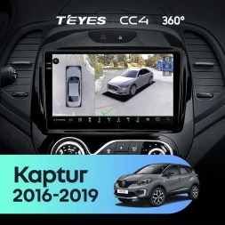 Штатная магнитола Teyes CC4 360 6/64 Renault Kaptur (2016-2019) F2