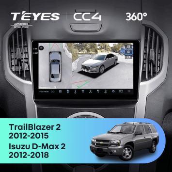 Штатная магнитола Teyes CC4 360 6/64 Isuzu D-Max 2 (2012-2018)