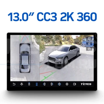 Штатная магнитола Teyes CC3 2K 360 6/128 Toyota Land Cruiser Prado 150 (2013-2017) (13")